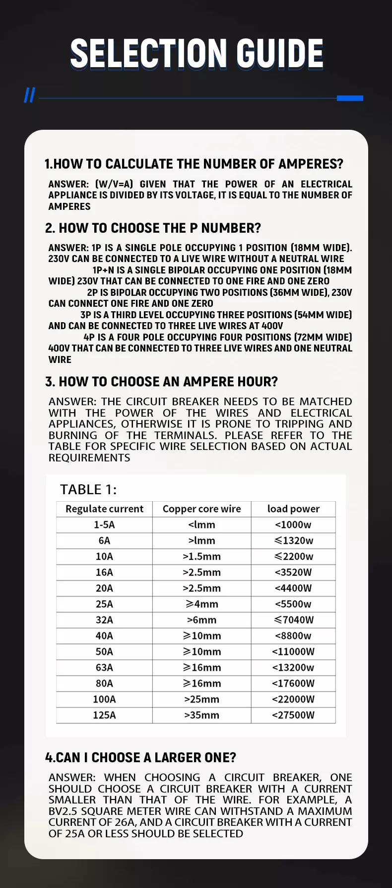 3P 63A DZ47 Miniature Circuit Breaker